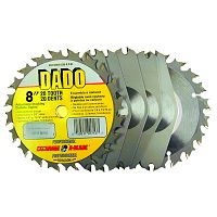 8&quot; x 20 Teeth Finishing Dado  Industrial Saw Blade Recyclable Exchangeable