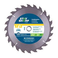 8 1/4&quot; x 24 Teeth All Purpose Combination   Saw Blade Recyclable 