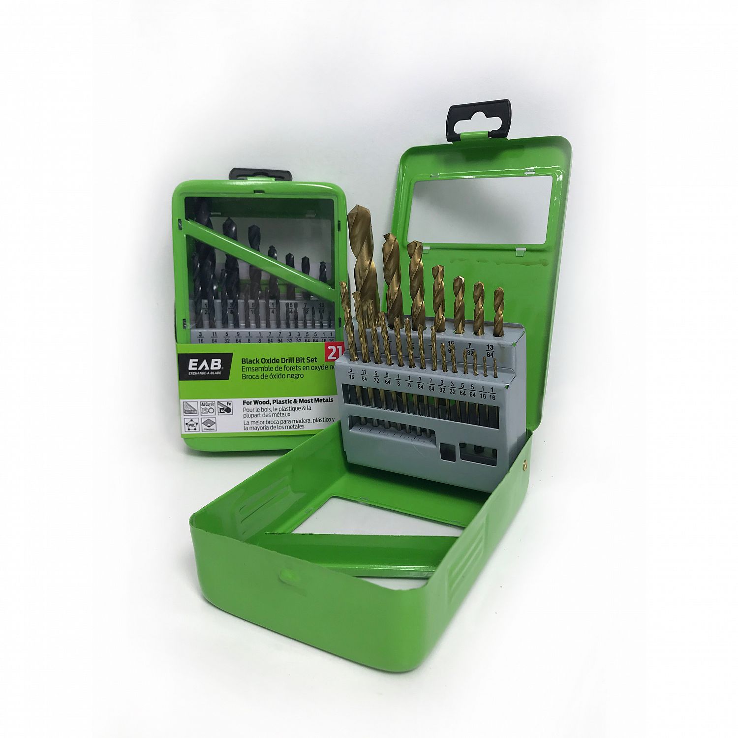 Drill Bits Metal & Wood Titanium Assorted | Exchange-A-Blade® | EAB Tool  Company