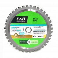 6 1/2&quot; x 40 Teeth Metal Cutting Cermet  Industrial Saw Blade Recyclable Exchangeable