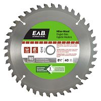 8 1/4&quot; x 40 Teeth Finishing Miter  Professional Saw Blade Recyclable Exchangeable